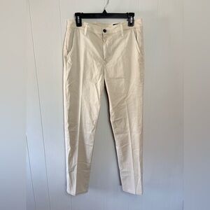 AG Adriano Goldschmied tan khaki slim straight pants size 31 women’s